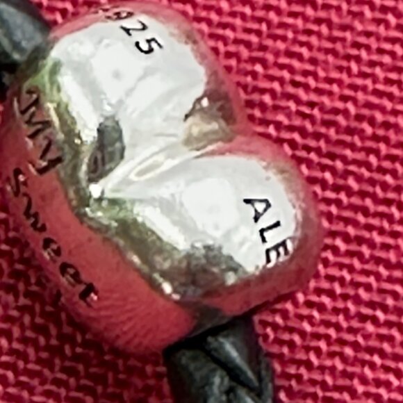 Pandora Bracelet w/13 Charms, Including One Authentic Pandora Charm and 12 unbra - Picture 15 of 15